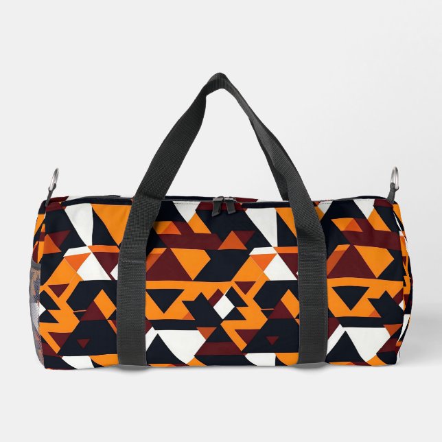 Modernes abstraktes geometrisches Muster 1 - Duffl Duffle Bag (Rückseite)