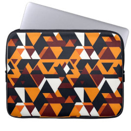 Modernes abstraktes geometrisches Muster 1-Laptop- Laptopschutzhülle