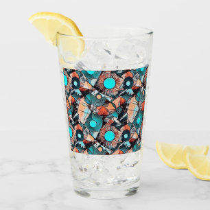 Modernes abstraktes geometrisches Muster 45 - Glas