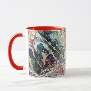 Modernes abstraktes geometrisches Muster 51 Tasse