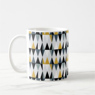 Modernes abstraktes geometrisches nahtloses Muster Kaffeetasse