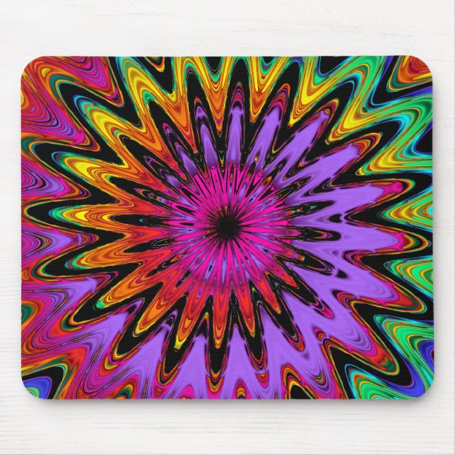 Modernes abstraktes gewundenes mousepad (Vorne)