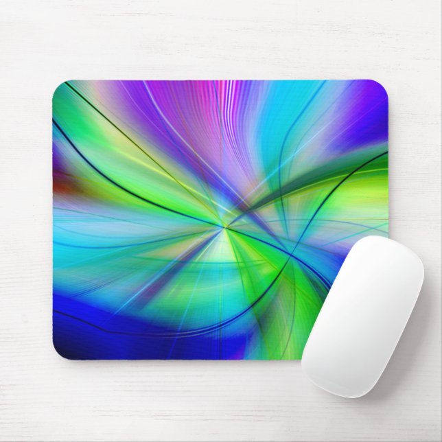 Modernes Abstraktes Glam-Muster Mousepad (Mit Mouse)