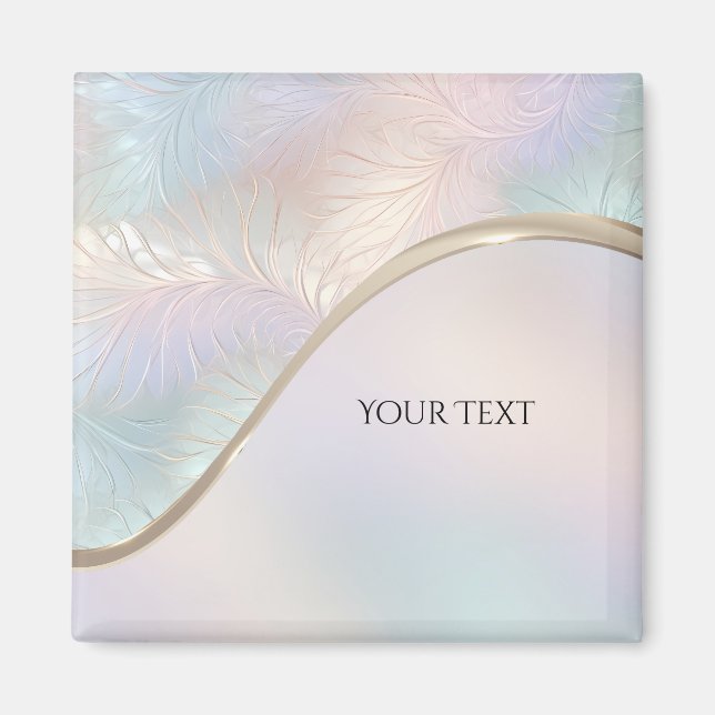 Modernes Abstraktes Iridescent Magnet (Vorne)