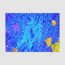 Modernes Abstraktes Kunstgemälde Seidenpapier