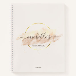 Modernes Abstraktes Kunstmuseum Notizbuch