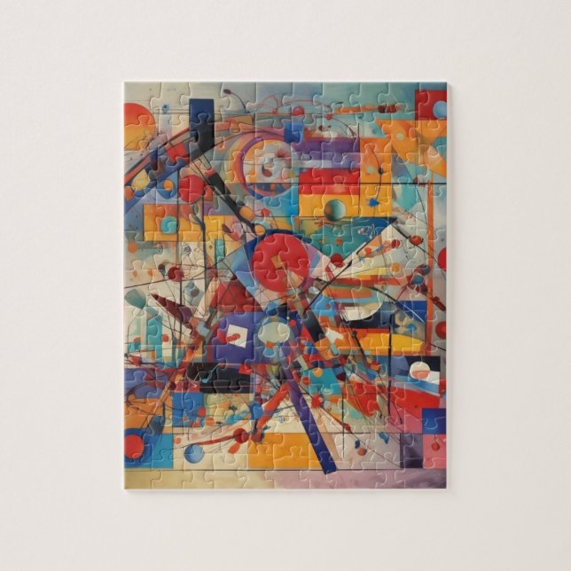 Modernes Abstraktes Kunstwerk (Vertikal)