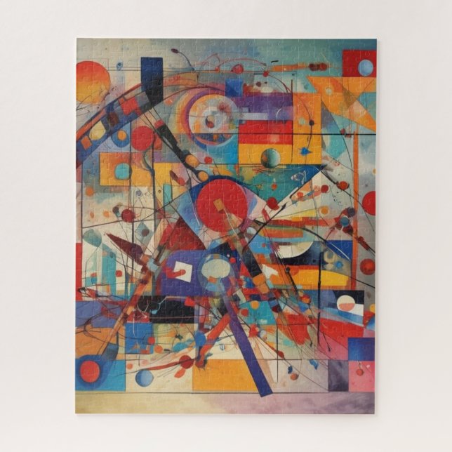 Modernes Abstraktes Kunstwerk (Vertikal)