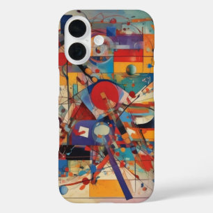 Modernes Abstraktes Kunstwerk iPhone 16 Hülle