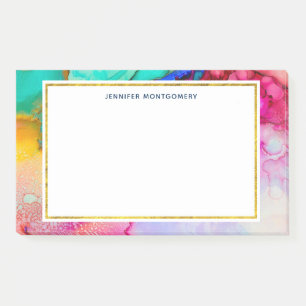 Modernes Abstraktes Marmordesign Post-it Klebezettel