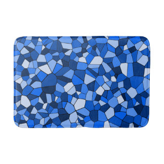 Modernes Abstraktes Mosaik-Muster Badematte