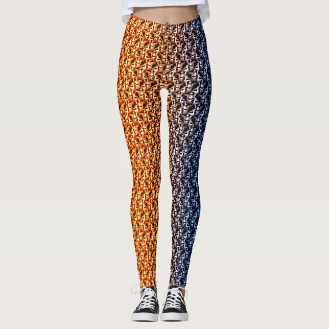 Modernes abstraktes Muster 1177 - Leggings (Vorderseite)