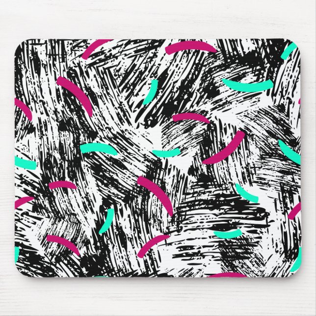 Modernes Abstraktes Muster. leinwand druck Mousepad (Vorne)