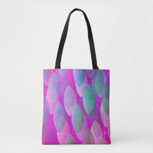 Modernes abstraktes Muster Magenta Lila Pink Tür Tasche