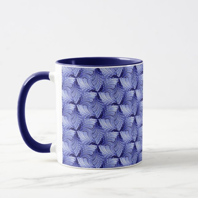 Modernes abstraktes Musterdesign 1203 - Kaffee-Tas Tasse (Links)