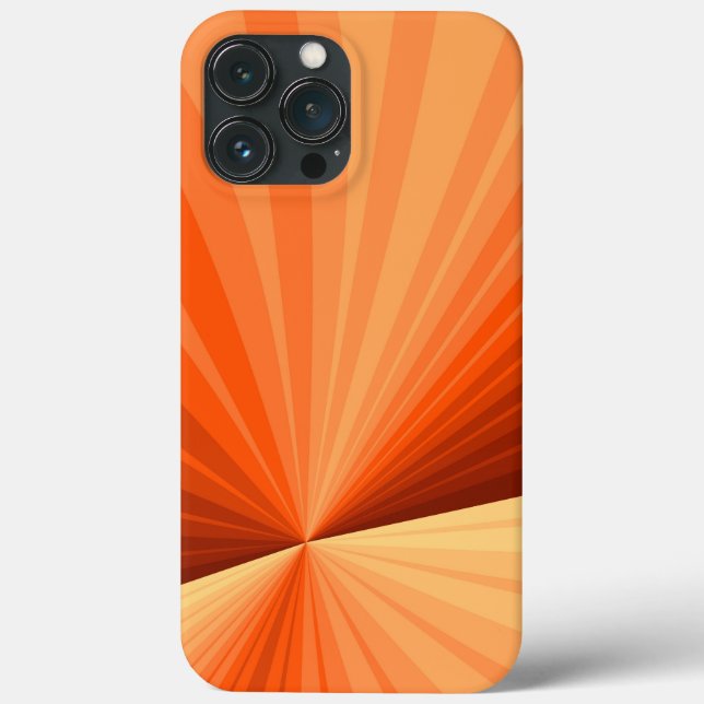 Modernes Abstraktes Orange Red Vanilla Graphic Fra Case-Mate iPhone Hülle (Rückseite)