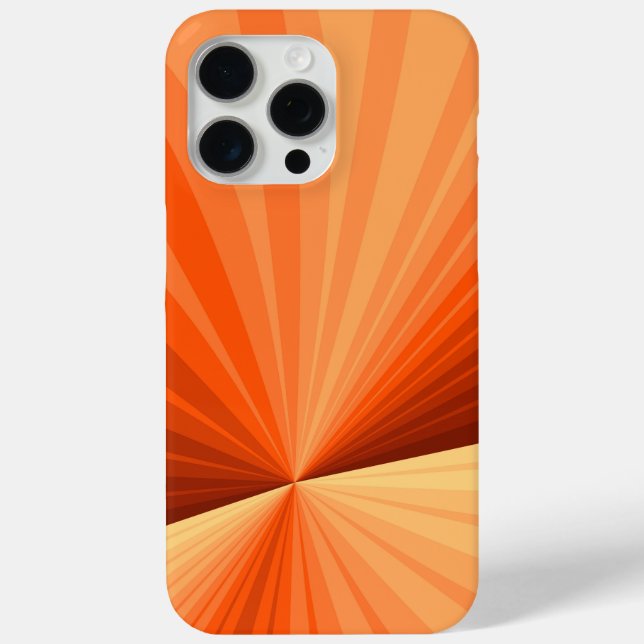 Modernes Abstraktes Orange Red Vanilla Graphic Fra Case-Mate iPhone Hülle (Rückseite)