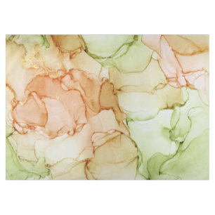 Modernes Abstraktes Pastel Green Coral Tableclout Tischdecke