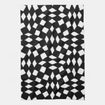 Modernes Abstraktes Retro-Schwarz-weißes Schachbre