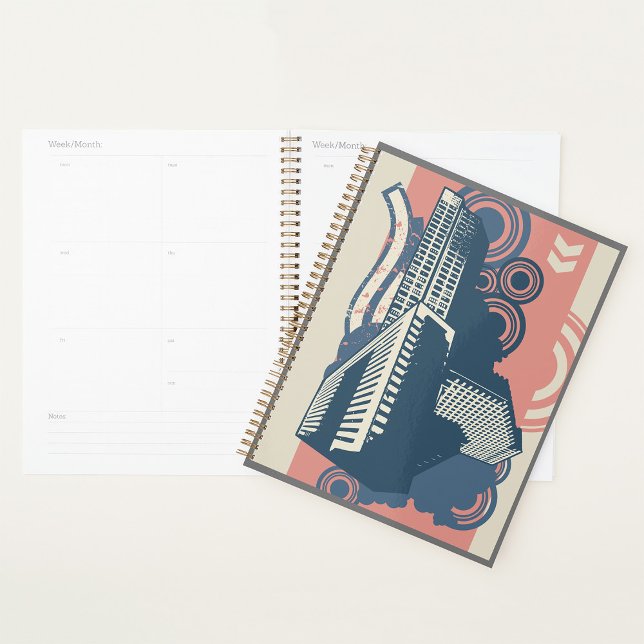 Modernes Abstraktes Stadtbild Planer (Von Creator hochgeladen)