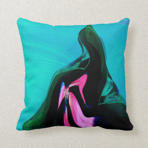 Modernes abstraktes Throw-Kissen Kissen