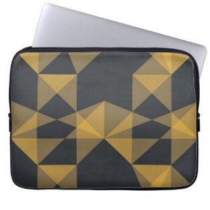 Modernes, abstraktes, urbanes geometrisches Dreiec Laptopschutzhülle