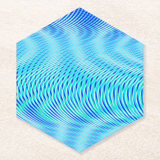 Modernes Abstraktes Wasser Sommer Psychedelic Trip Untersetzer