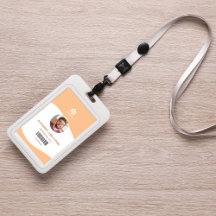 Modernes Abzeichen Minimalistischer Mitarbeiter