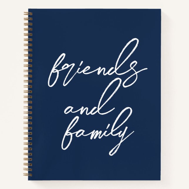 Modernes Adressbuch-Ruled-Notebook Notizbuch (Vorderseite)