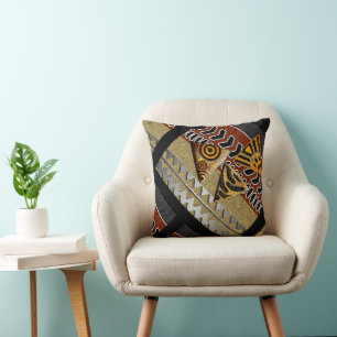 Modernes Afrozentrisches Motif-Kissen Kissen