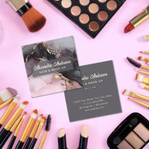 Modernes Agate Marble Gold Glitzer Hair and Makeup