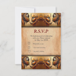 Modernes ägyptisches, islamisches, arabisches und  RSVP karte