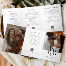Modernes All in One Details UAWG QR Code Hochzeit