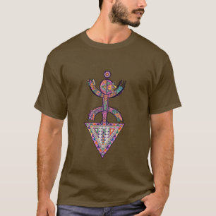 Modernes Amazigh Yaz Symbol – Lebendiges Tribal T- T-Shirt