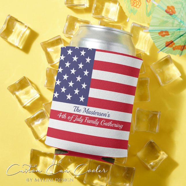 Modernes amerikanisches Flag-GRILLEN-Party Dosenkühler (Von Creator hochgeladen)