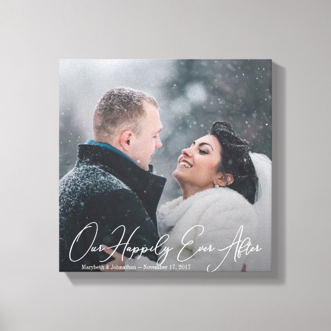 Modernes Angebot für Hochzeiten - Foto - Leinwand  (Vorderseite)