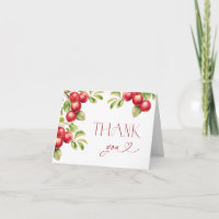 Modernes Apple Brautparty Rustikal Dankeschön Card