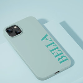 Modernes Aqua Green erste minimale zeitgenössische Case-Mate iPhone 14 Hülle