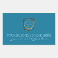 Modernes Aqua-Türkisches Add-Business-Logo