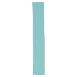 Modernes Aquamarines blaues Grün Elegante Hochzeit Großer Tischläufer