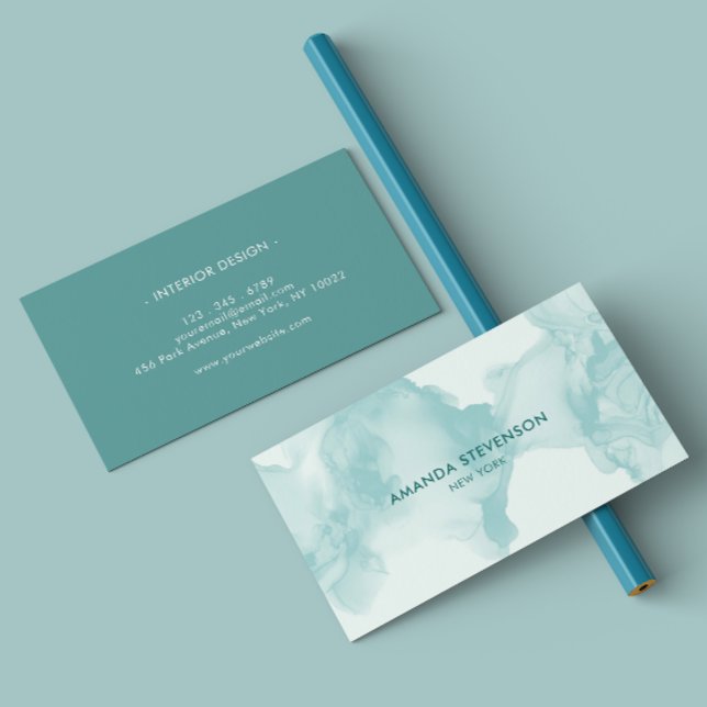 Modernes Aquarell abstrakt Visitenkarte (Von Creator hochgeladen)