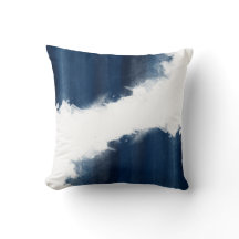 Modernes Aquarell-Marine-Blau-Muster