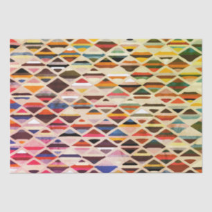 Modernes Art Deco Multi-Farb Seidenpapier
