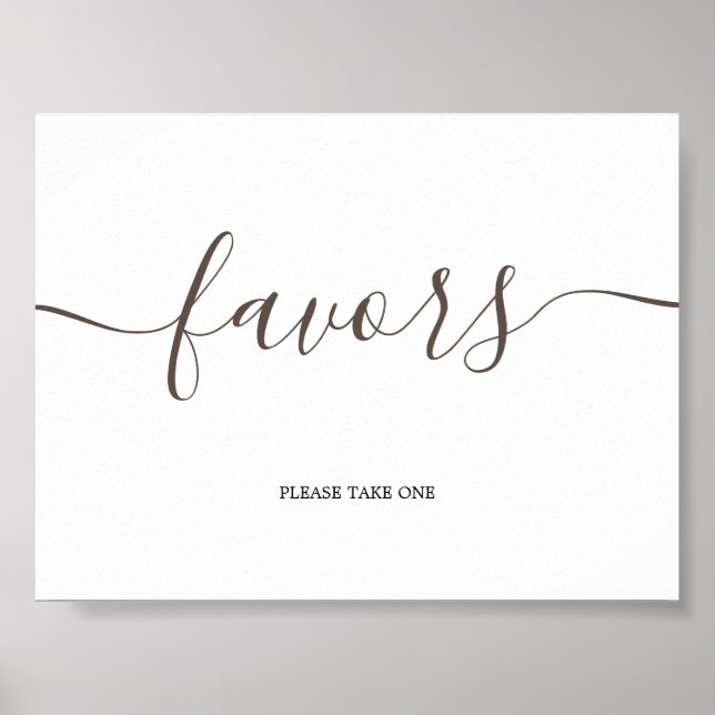 Modernes ästhetisches Minimalistisch Favorit Poste Poster (Vorne)