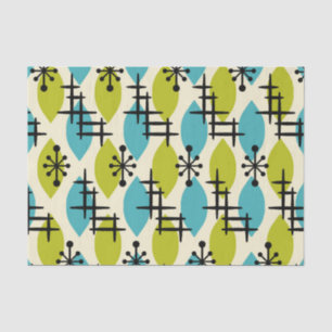 Modernes Atomfallmuster des Mittelalters Seidenpapier