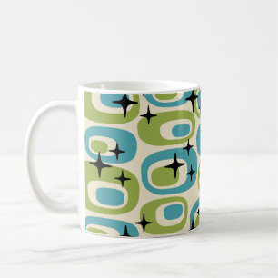 Modernes Atommuster aus dem Mittelalter Kaffeetasse