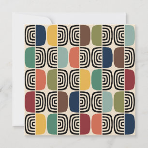 Modernes Atomzeitalter Mitte des Jahrhunderts Einladung