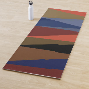 Modernes aufsteigendes asymmetrisches Dreieck Yogamatte