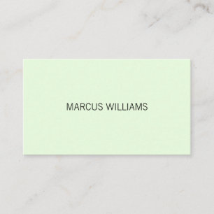 Modernes, ausgefeiltes / Mint Green Gray Visitenkarte