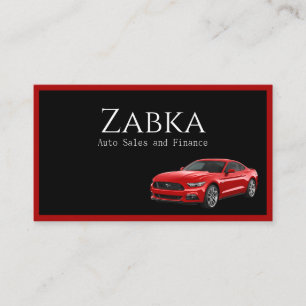 Modernes Auto Car Sales Deal Visitenkarte